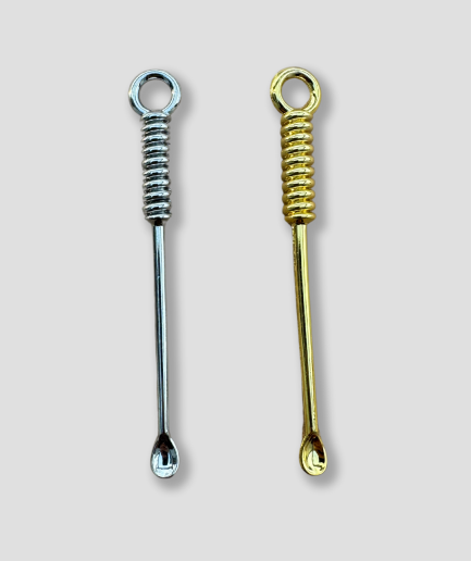 Metal snuff spoon - pepschep - snuff article