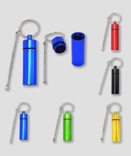 Snuff container - snuff kit - snuff scoop