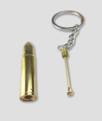 Snuff scoop keychain - festival and rave accessories