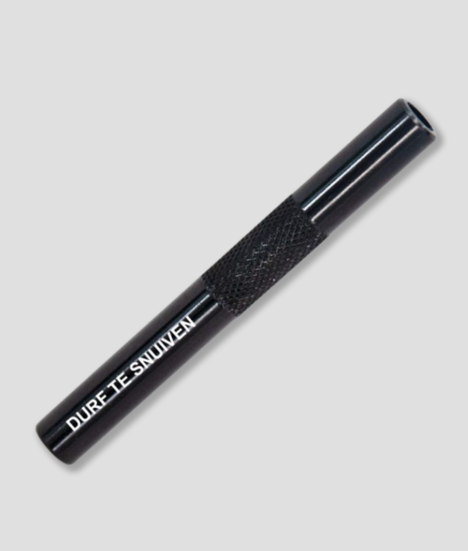 Dare to snort snorting tube - metal snort tube