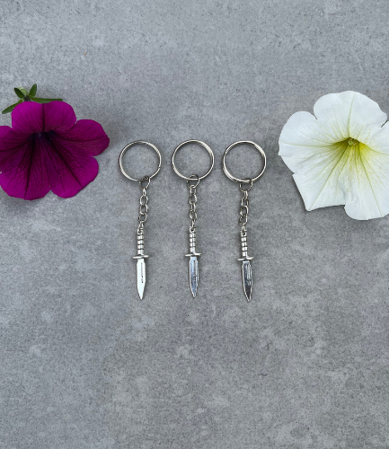 Coke scoop keychain