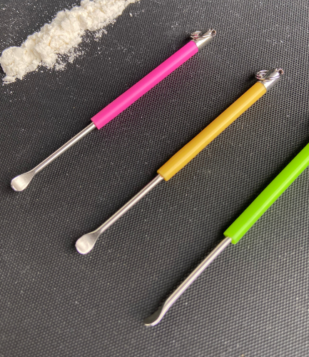 colored pepschep - small snuff scoop