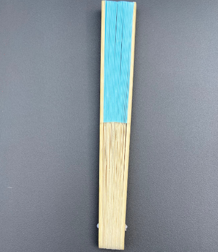 blue bamboo festival fan