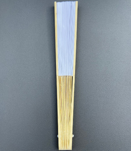 white bamboo festival fan