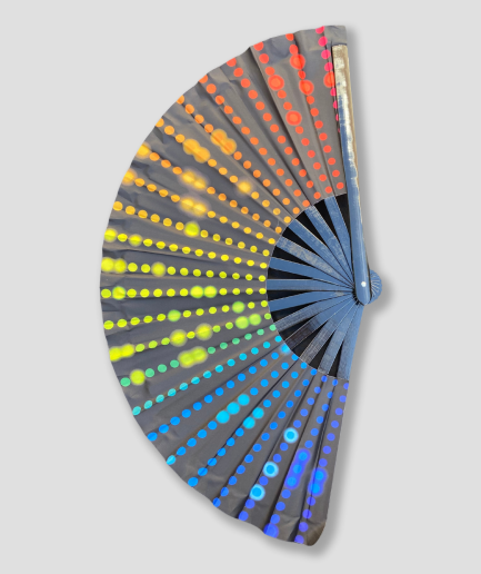 luxury hand fan - luxury festival fan - xxl bamboo fan - xxl large fan