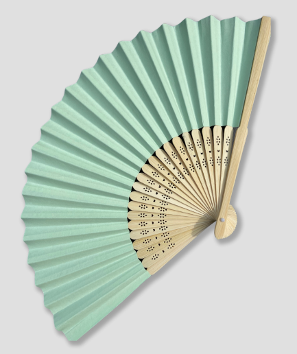 green bamboo fan - festival fan - the best festival fan - buy festival fan