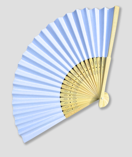 white bamboo fan - festival hand fan - hand fan for festivals - festival fan - fan for festivals