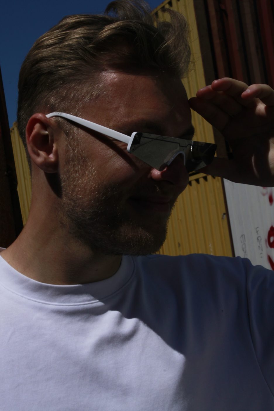 trendy frame glasses
