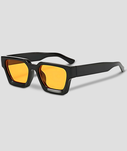 Festival glasses - orange lenses - King's Day - black frame