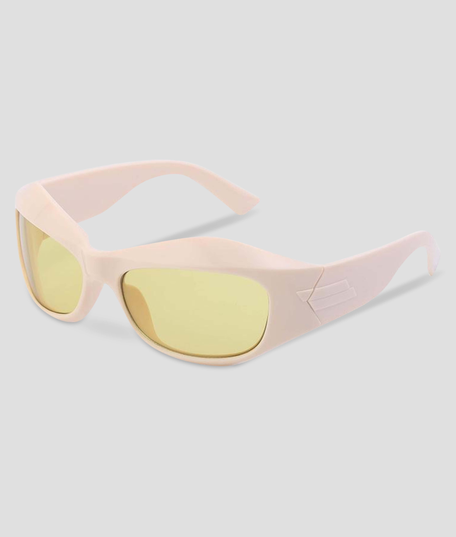 Hardstyle glasses - festival sunglasses - yellow lenses