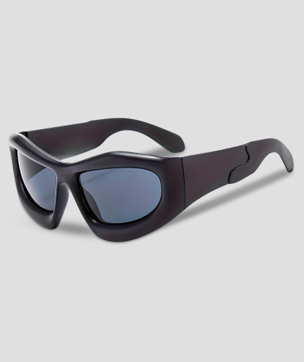 Black rave glasses - parties and techno