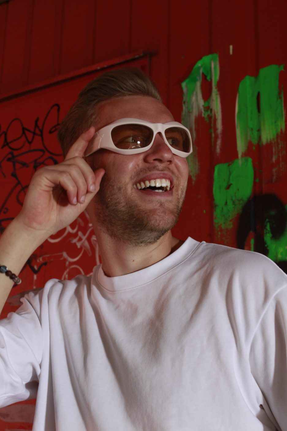 Pink party glasses