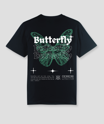 butterfly t-shirt for festivals or going out