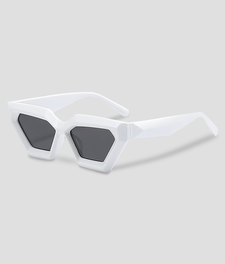 Eldoria - white festival sunglasses