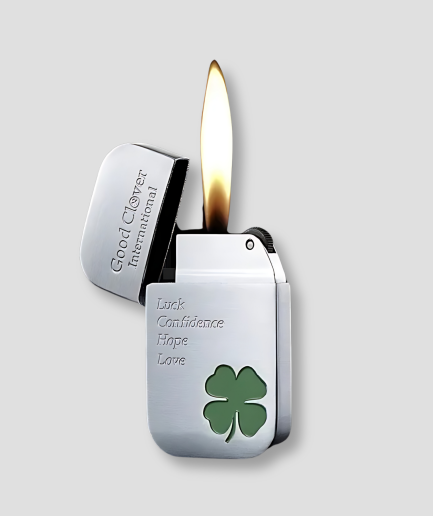 Refillable clover lighter