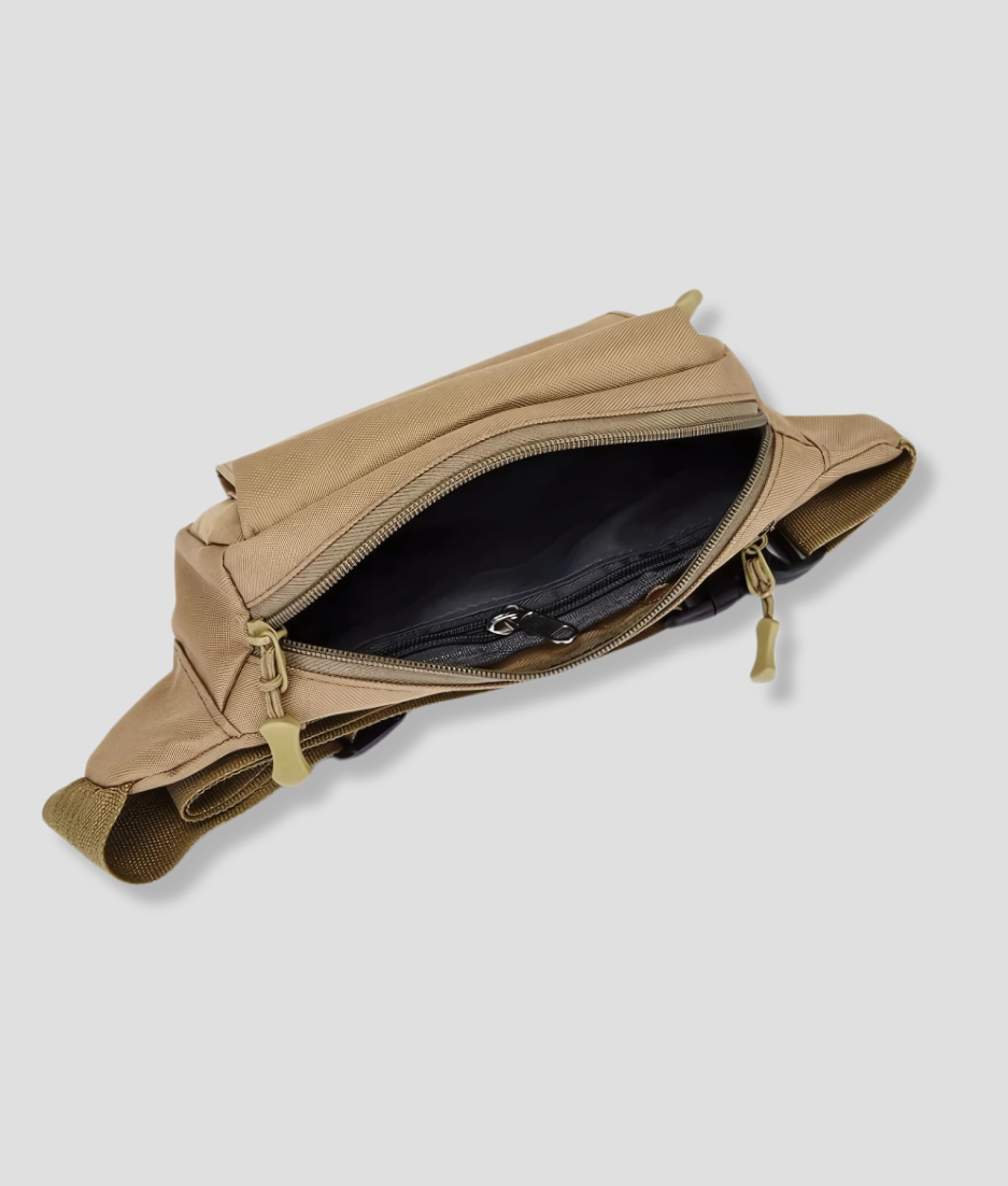 Sand-colored fanny pack