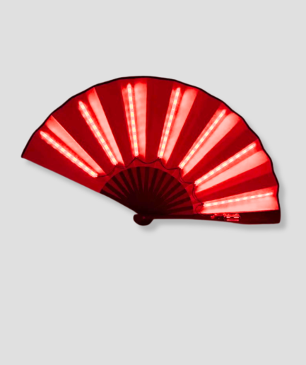 Red LED fan - light-up