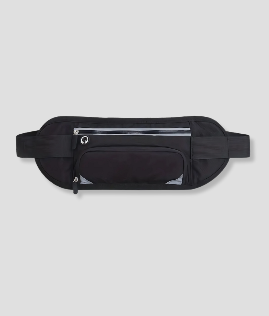 Black fanny packs