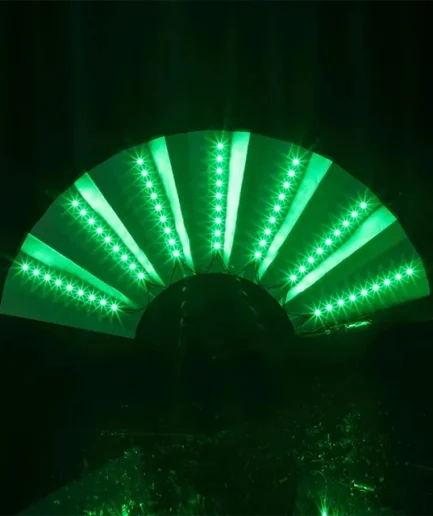green led fan