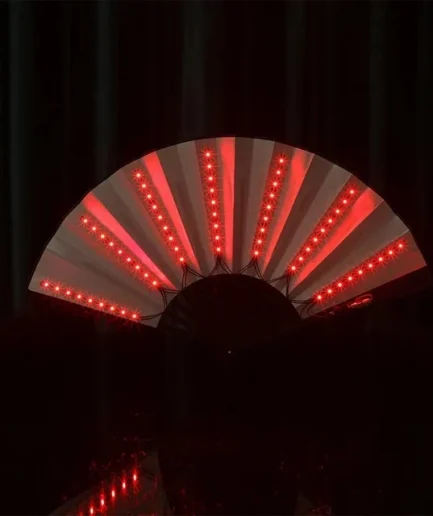 red LED fan