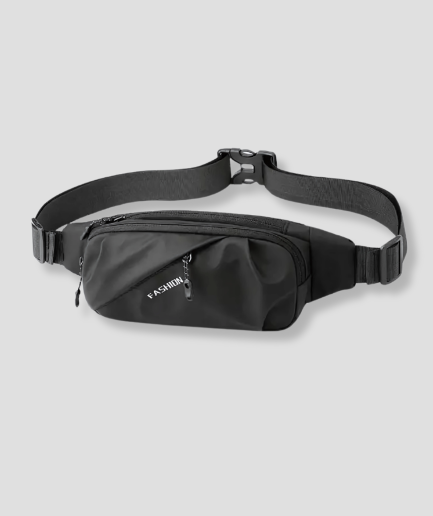 black fanny pack