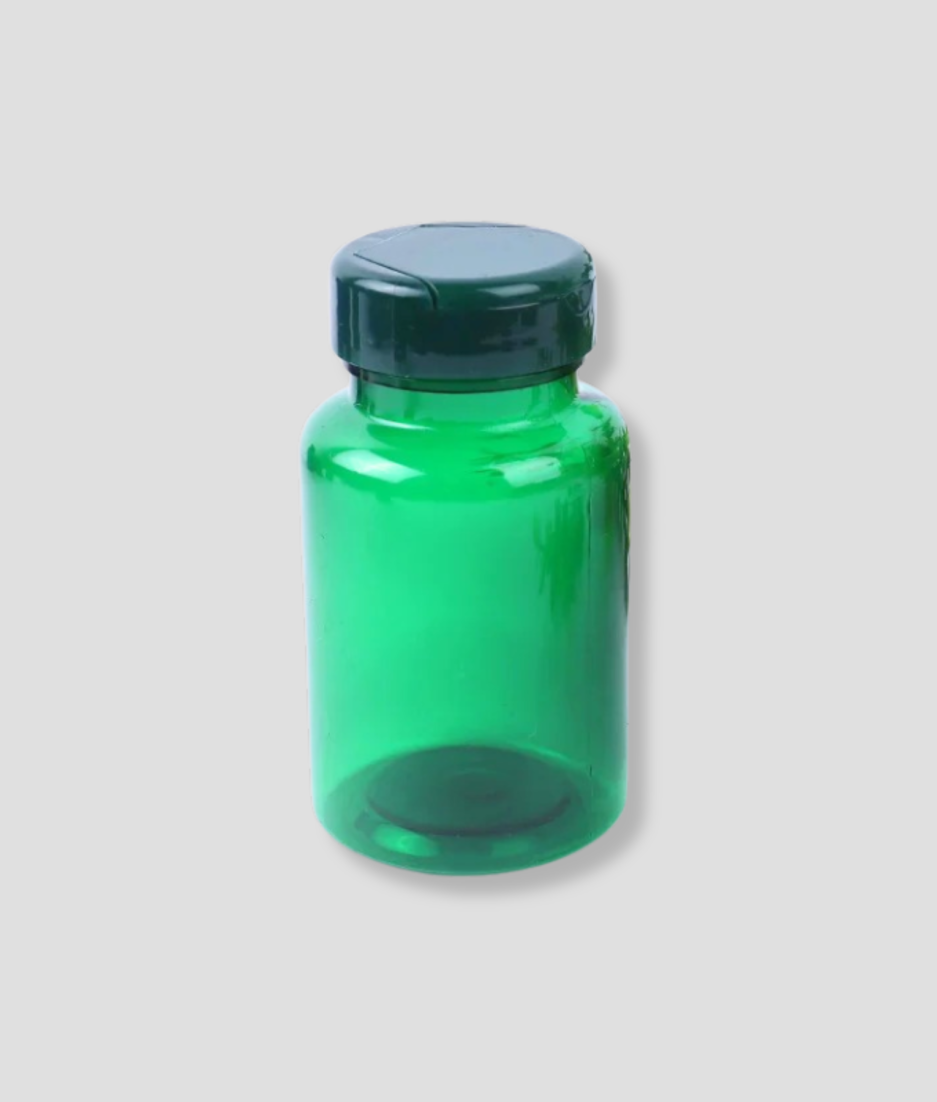 green pill container