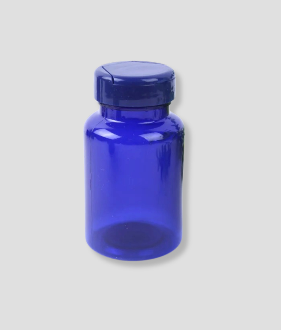 blue pill containers