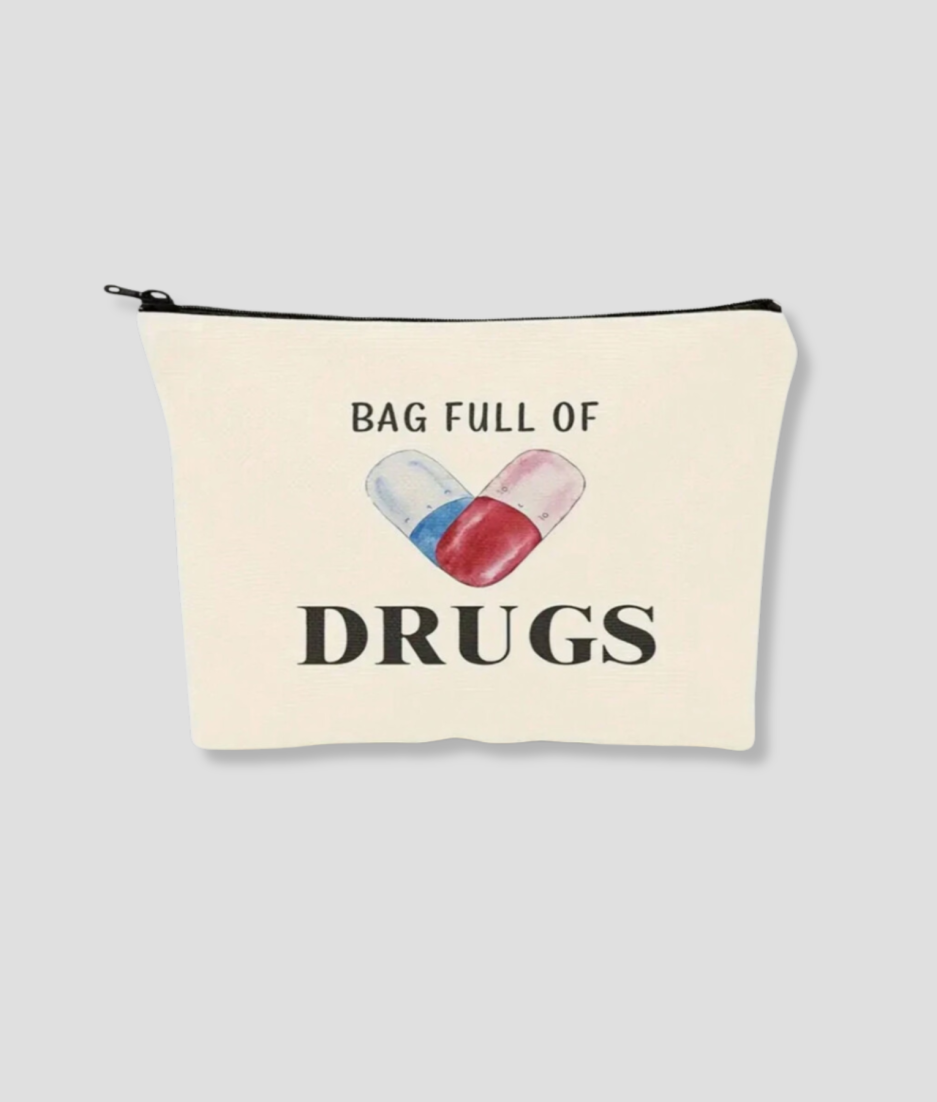 funny pill bag