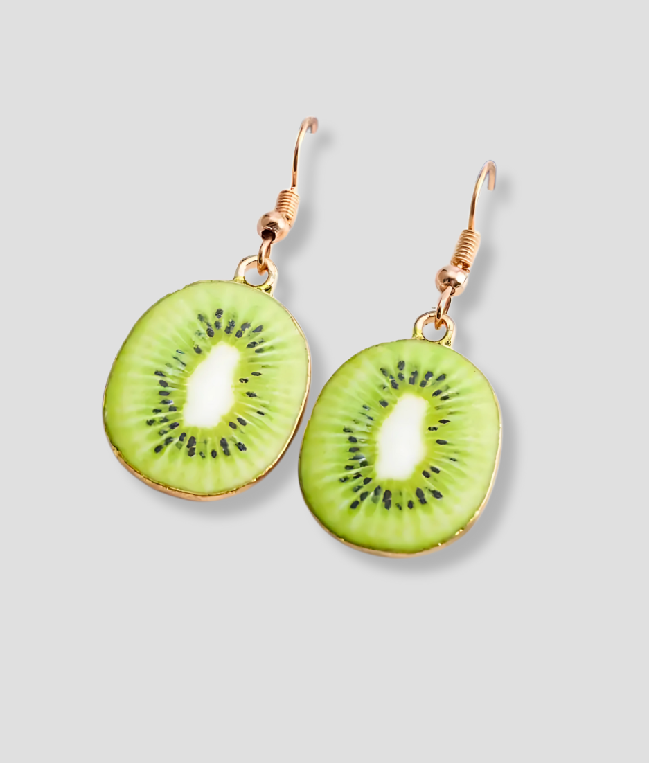 kiwi earrings