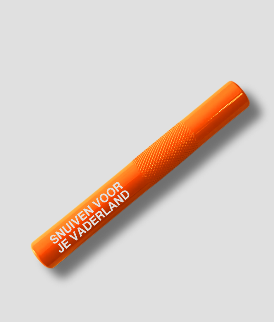 orange tube unique text