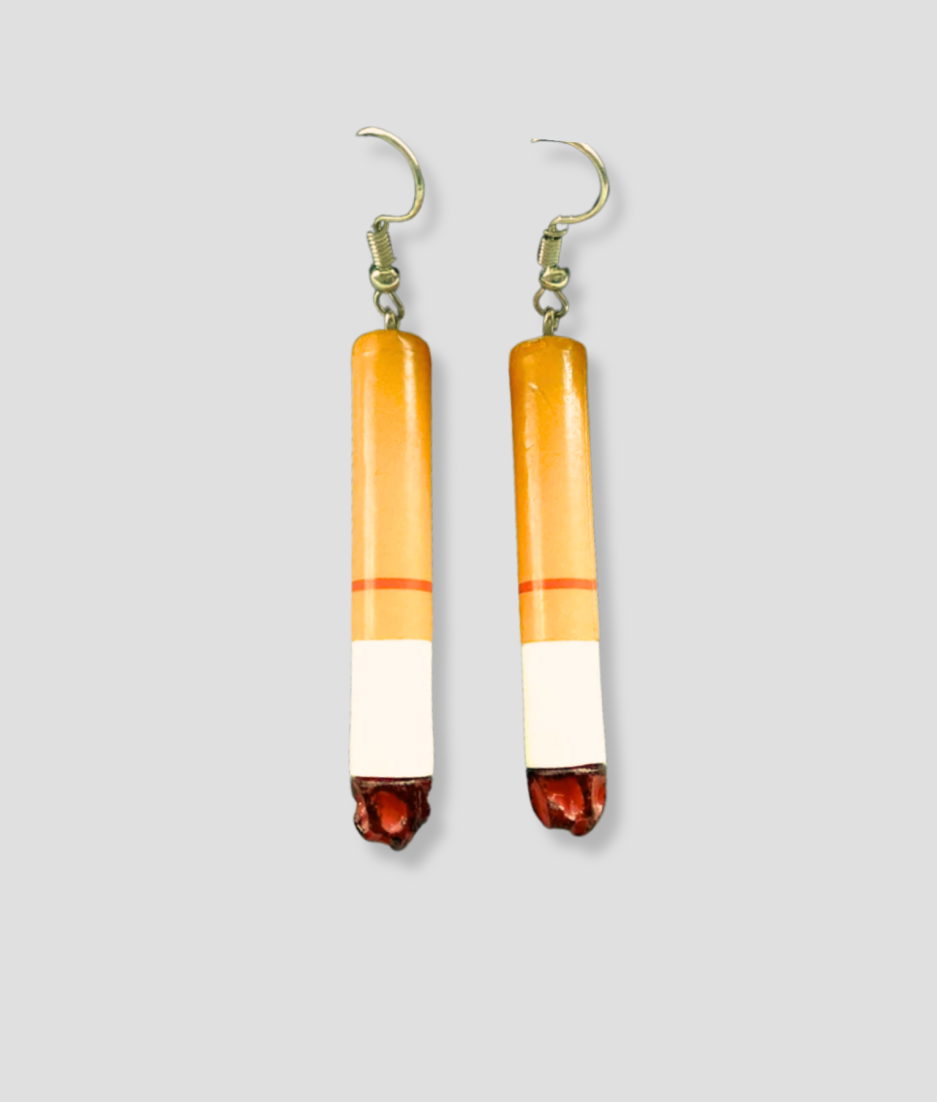 cigarette butt earring