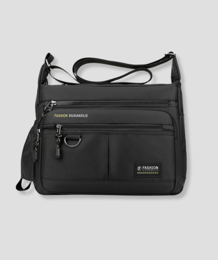 black festival bag