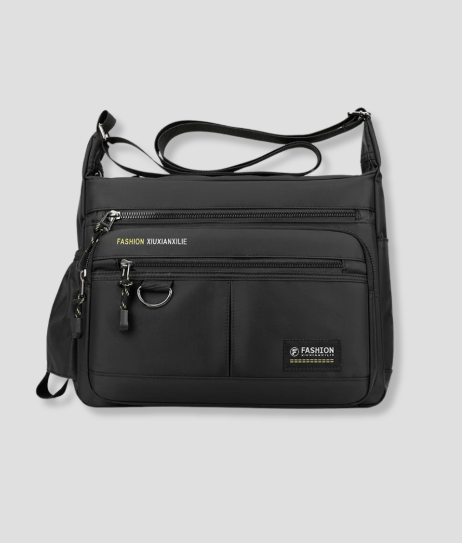 black festival bag