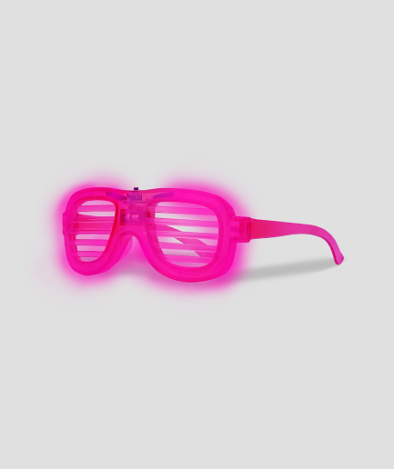 Pink LED glasses