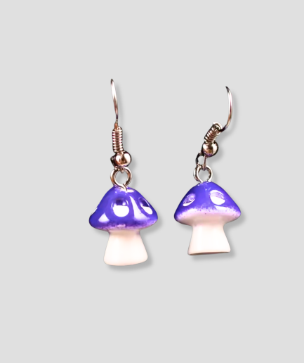 mushroom earring