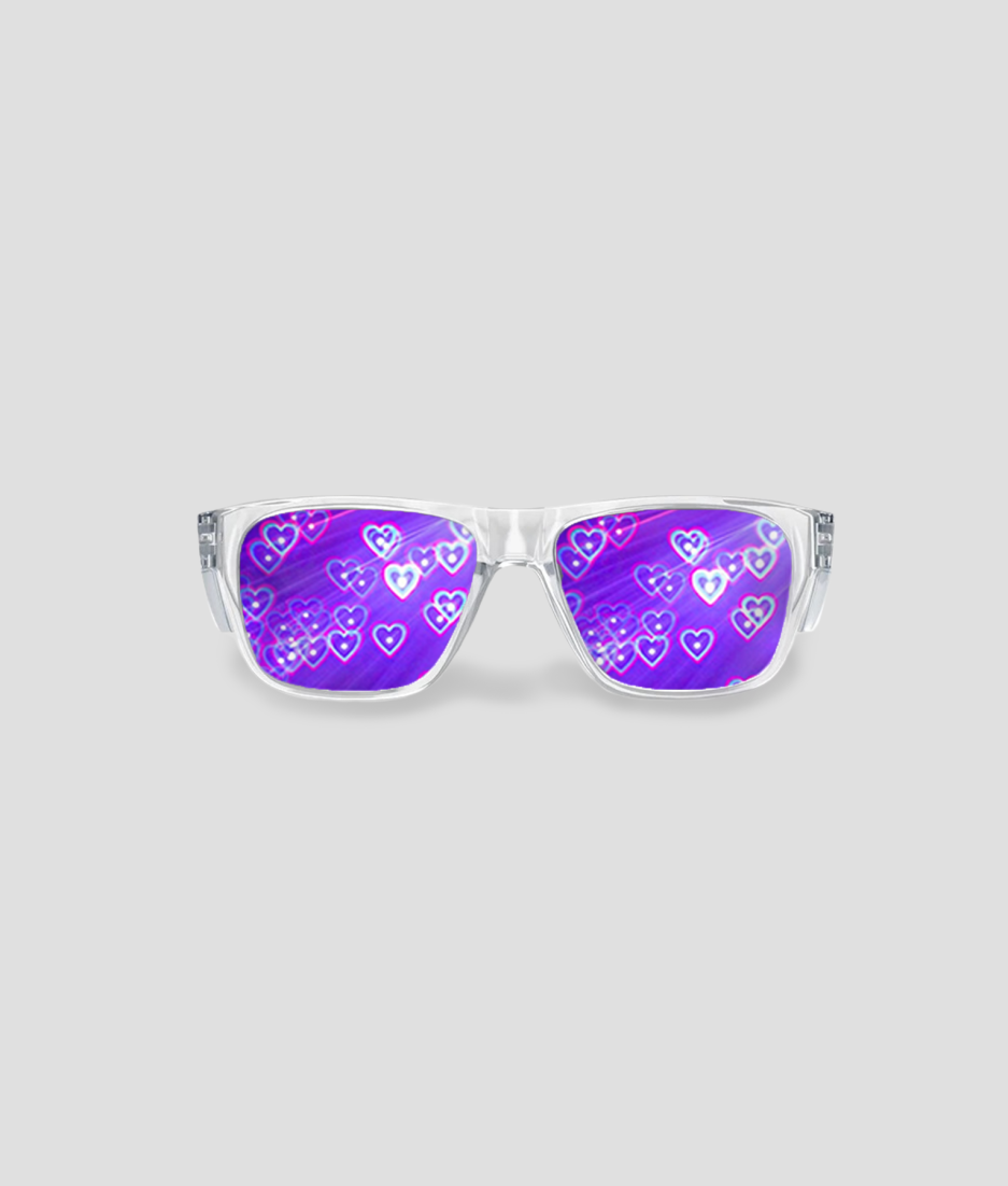 transparent space glasses