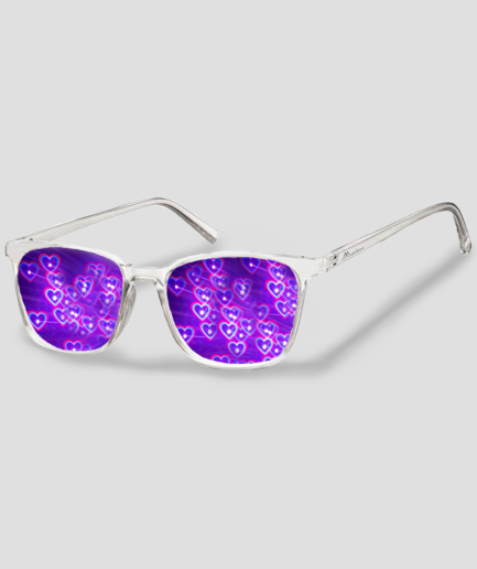 transparent space glasses