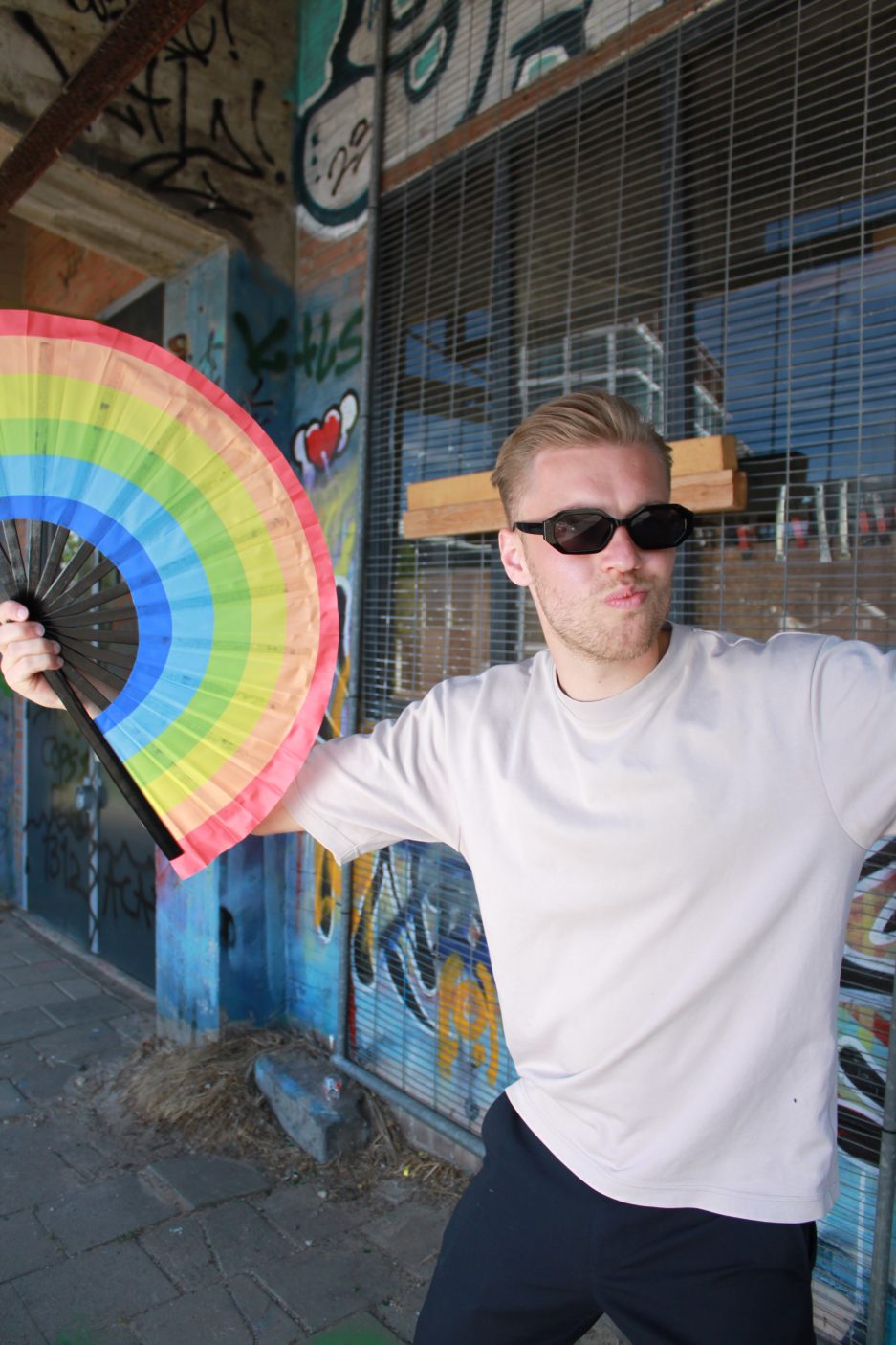 fan rainbow