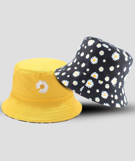 yellow-flower-daisy-caps-double-sided.png