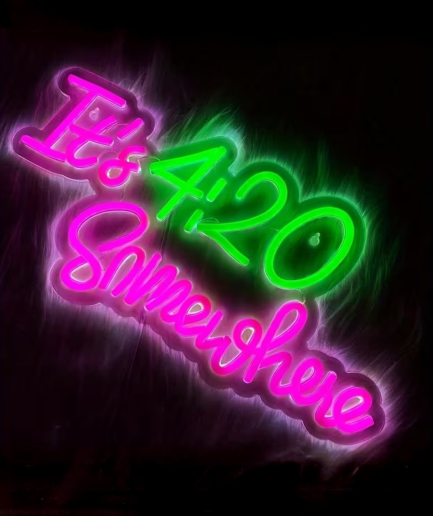 420 neon light