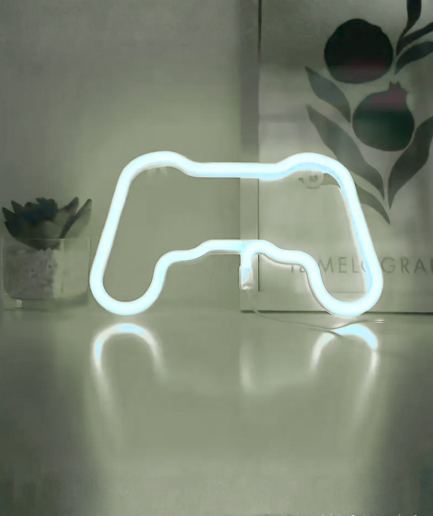 gaming controller neon
