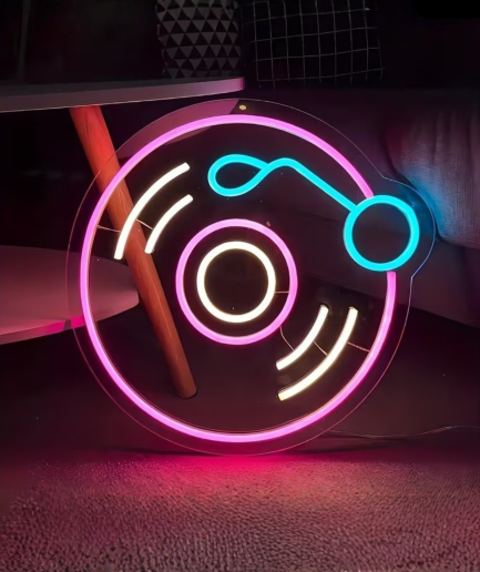 DJ neon lamp
