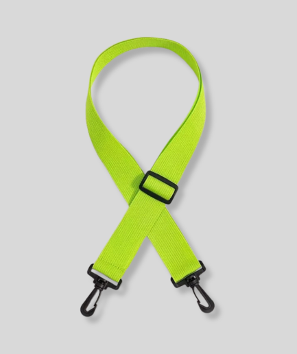 green straps for a bag