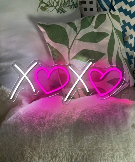 neon sign for a girl's room