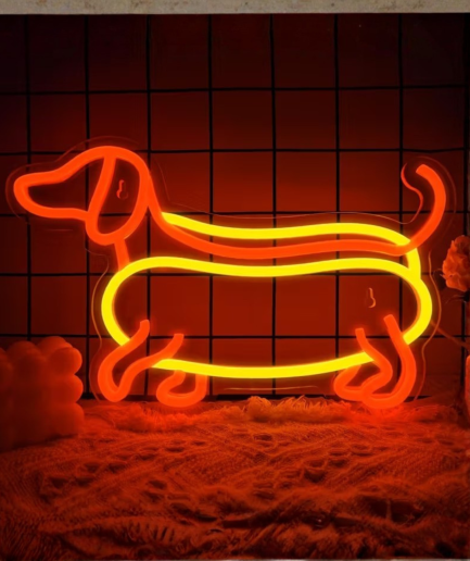 neon dog