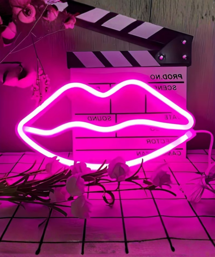 neon LED lip light