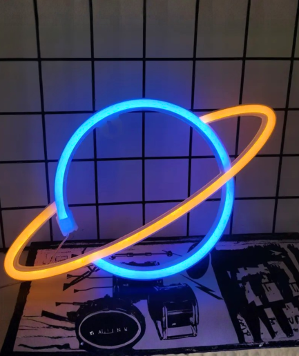 planet lamp LED neon