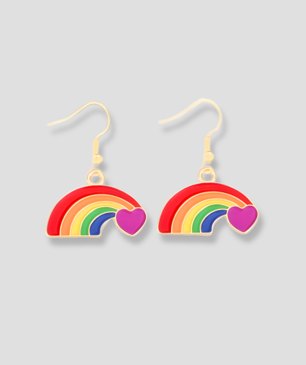 rainbow earrings