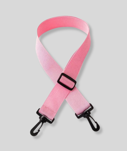 pink bag strap