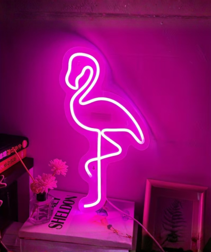 pink flamingo lamps